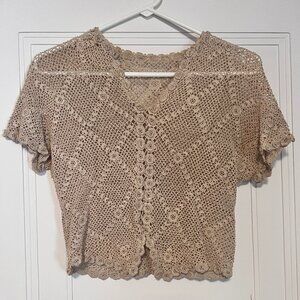 Vintage Crocheted Top